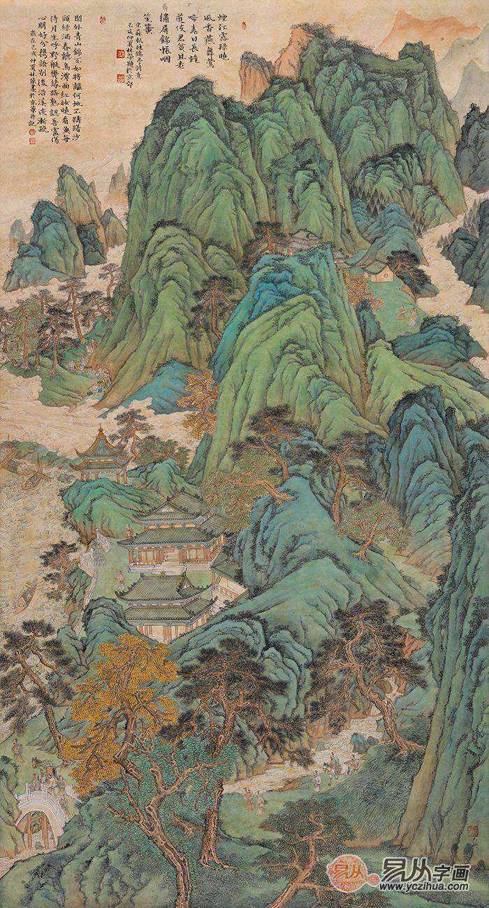 名家山水国画推荐 张林荣山水画引领工笔新风尚_作品_易从_来源