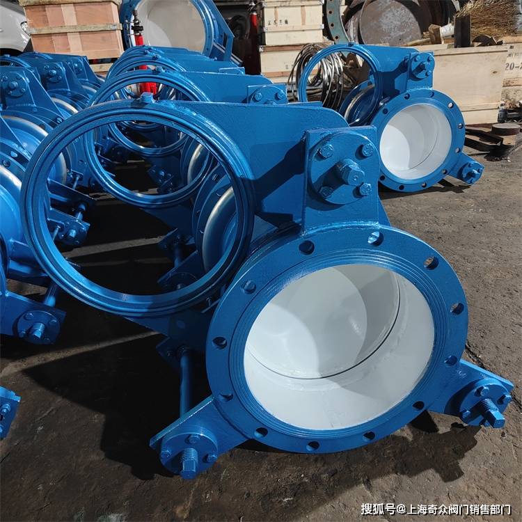 奇众 铸钢扇形手动盲板阀 不锈钢眼镜阀f43cx-2.