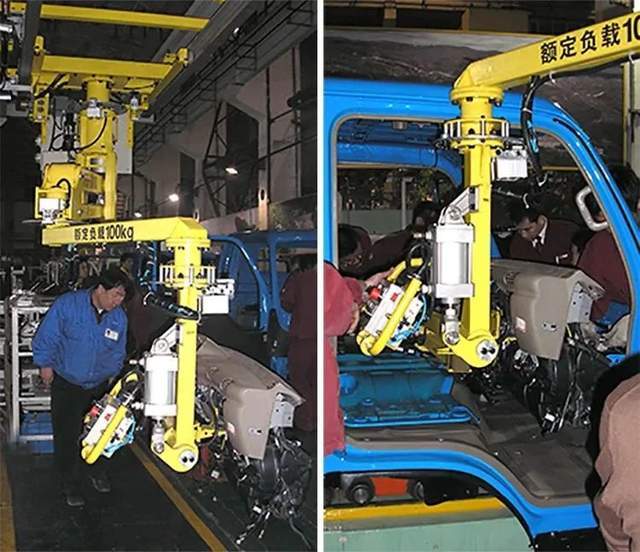 商用车总装之卡车仪表板安装助力机械手_搜狐汽车_搜狐网