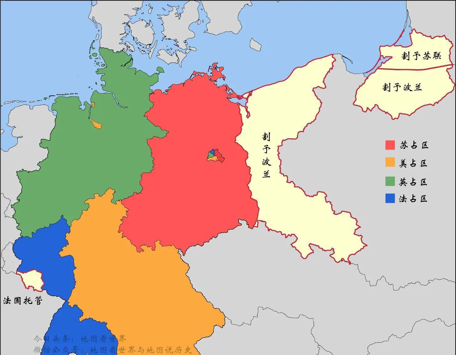 大德意志国地图图片