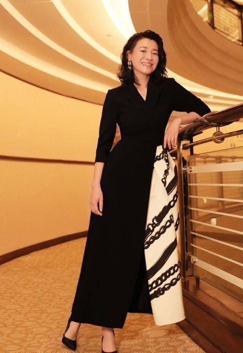 梅婷与刘琳亮相,无论裤装还是西装搭裙,都散发中年女性的优雅!