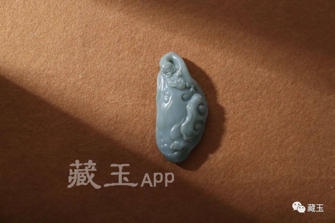 稀有之物,沙枣青里的"汝窑蓝"!_颜色_和田玉_玩家