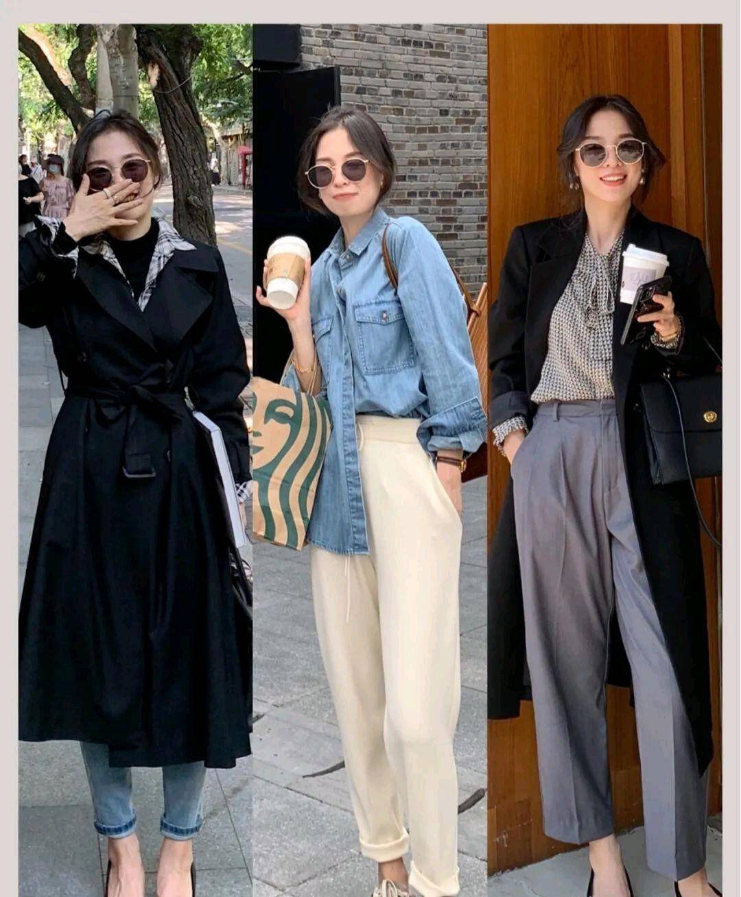 秋天小个子穿搭不用愁,这4个显瘦显高搭配技巧请收好_显得_女生_裙子