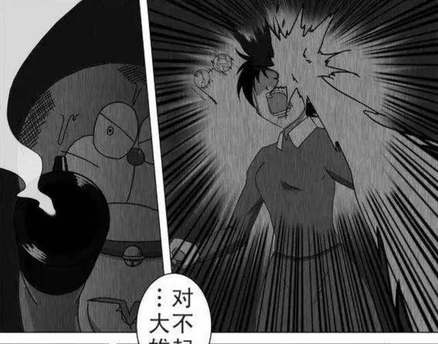 听到哆啦a梦提起妈妈,大雄连忙打听妈妈的消息,哆啦a梦对大雄道歉.