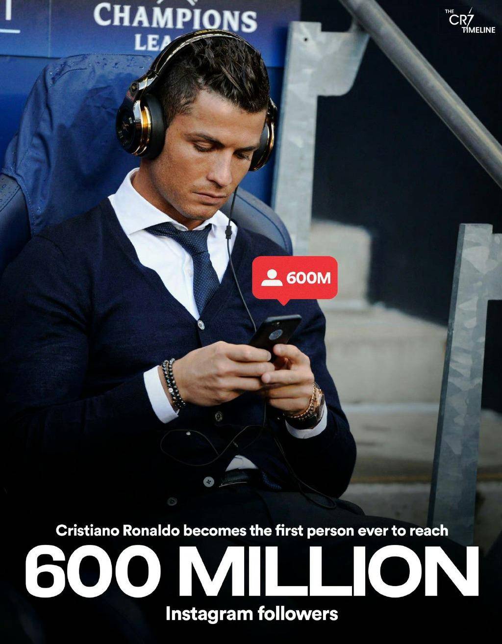 拉莫斯庆祝ins粉丝破6000万,c罗调侃你加个0才能赶上我!