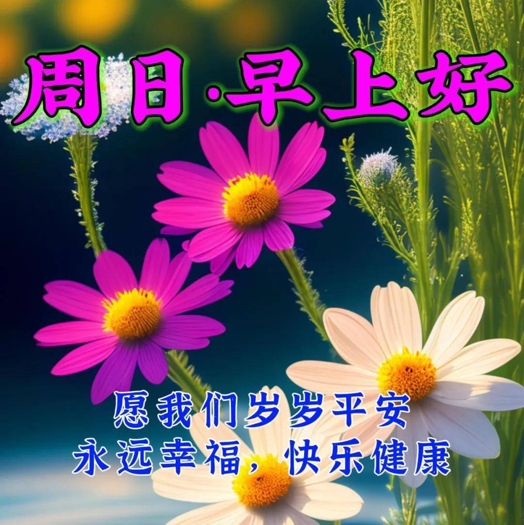 8月20日周日早上好,周末早安祝福语图片