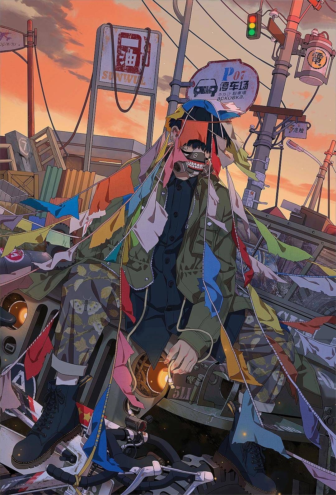 孙无力的66幅插画