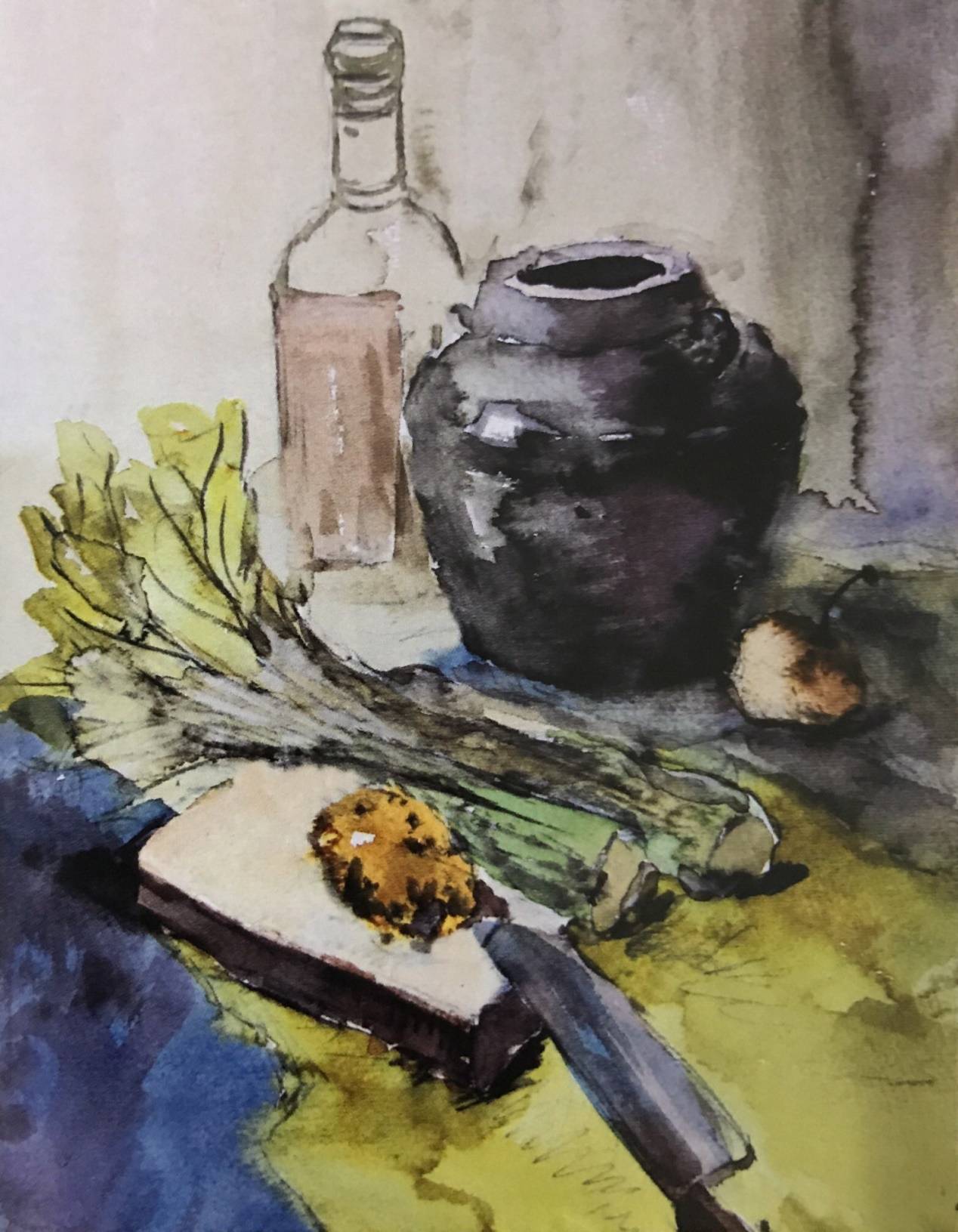 美术考级中七级,六级作品究竟有多难—水彩篇_静物_统一_画面