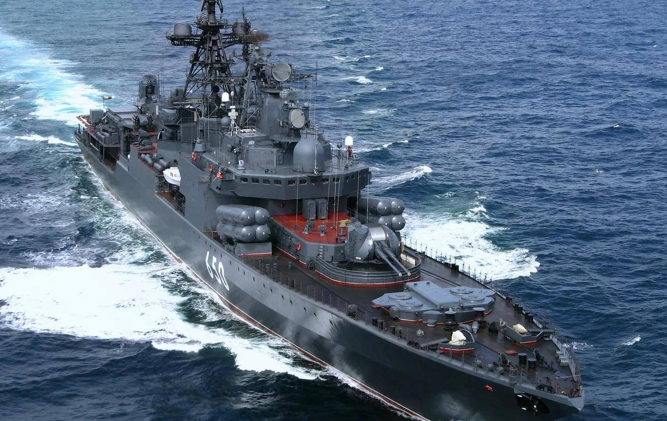 俄无畏级反潜舰,曾担负重要使命,如今却趴窝多年