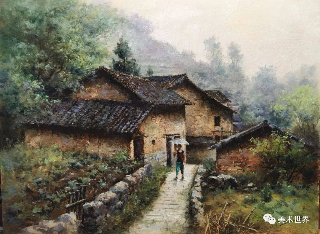 中国美术世界丨【本期推荐著名微型油画家】——王健