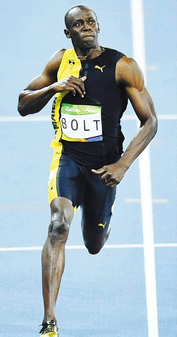 博尔特跑步姿势图片图片