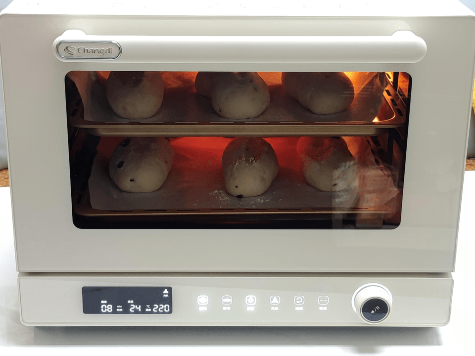 新手欧包说做就做，一次成功！长帝S1蒸汽风炉多功能烤箱实测分享！