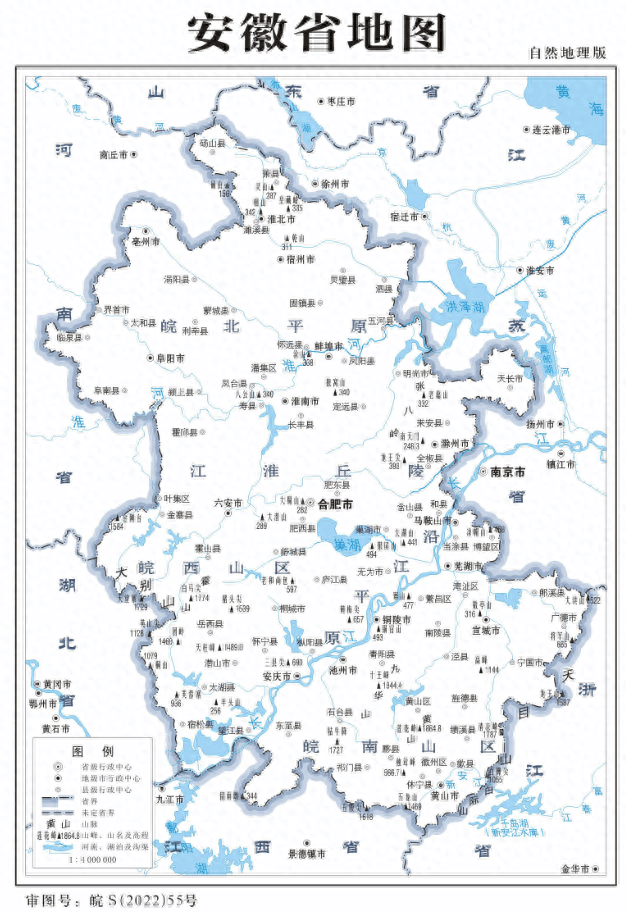 安徽北部曾经存在一个大湖，连邻省地图上都有标注，为何今已不见