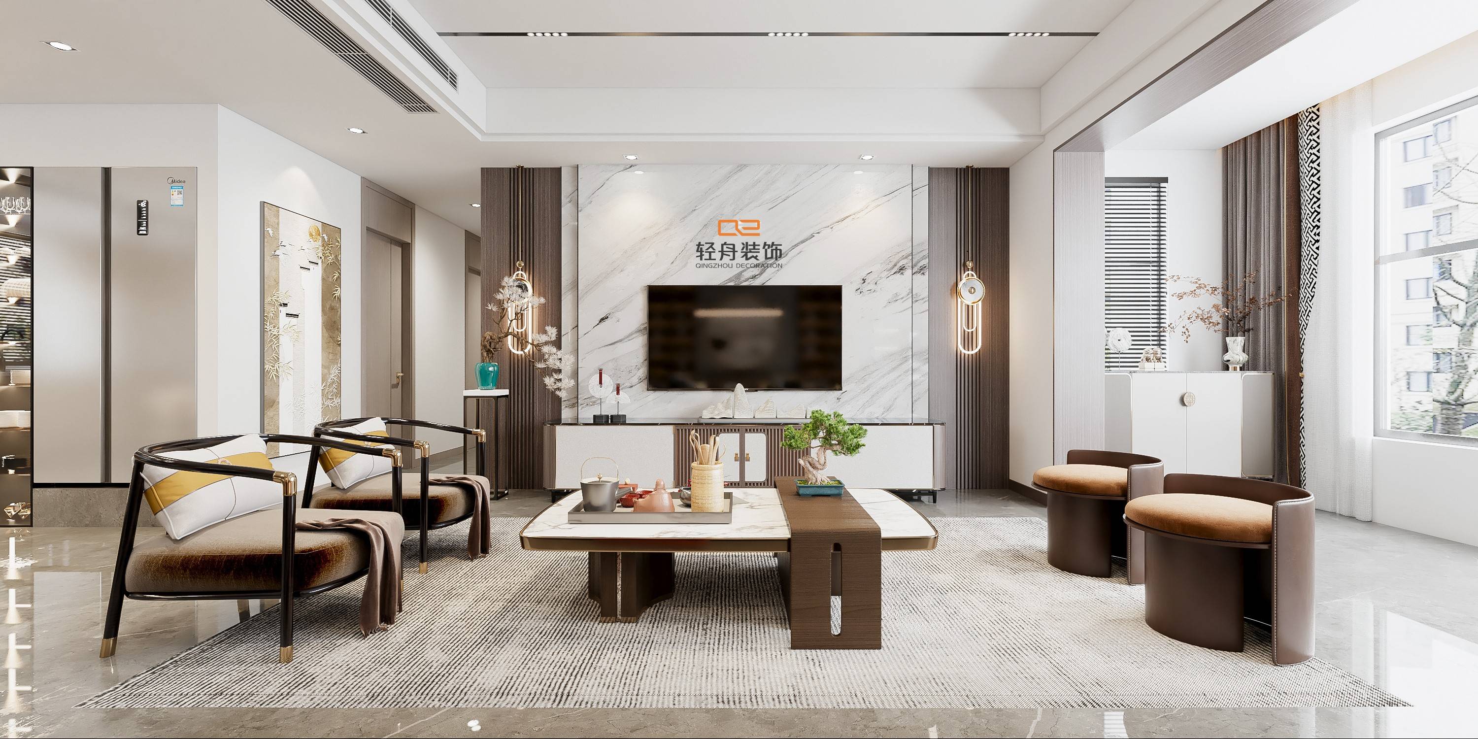 首发| 泰安观山悦144平现代风格,主案设计师张宇航【轻舟出品】_业主