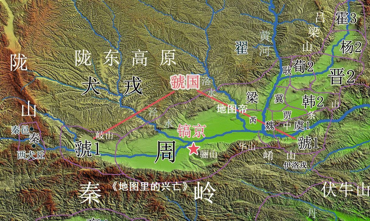 到了西周晚期,虞国在西戎的压迫下失去了部分土地后向北转移,虢国则将