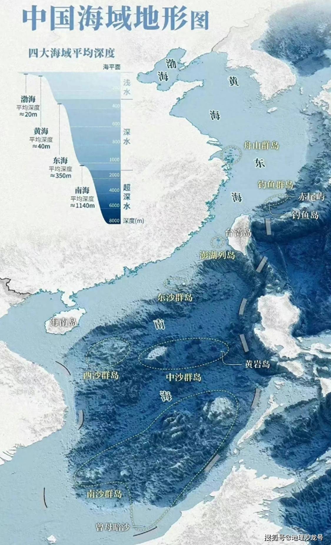 太平洋西岸,海岸线曲折漫长,从而也就意味着我国拥有极为宽广的大陆架