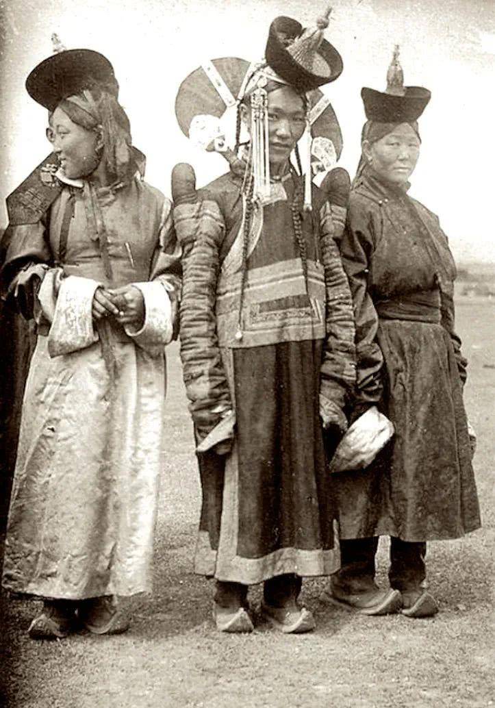 1900年 蒙古喀尔喀女性老照片