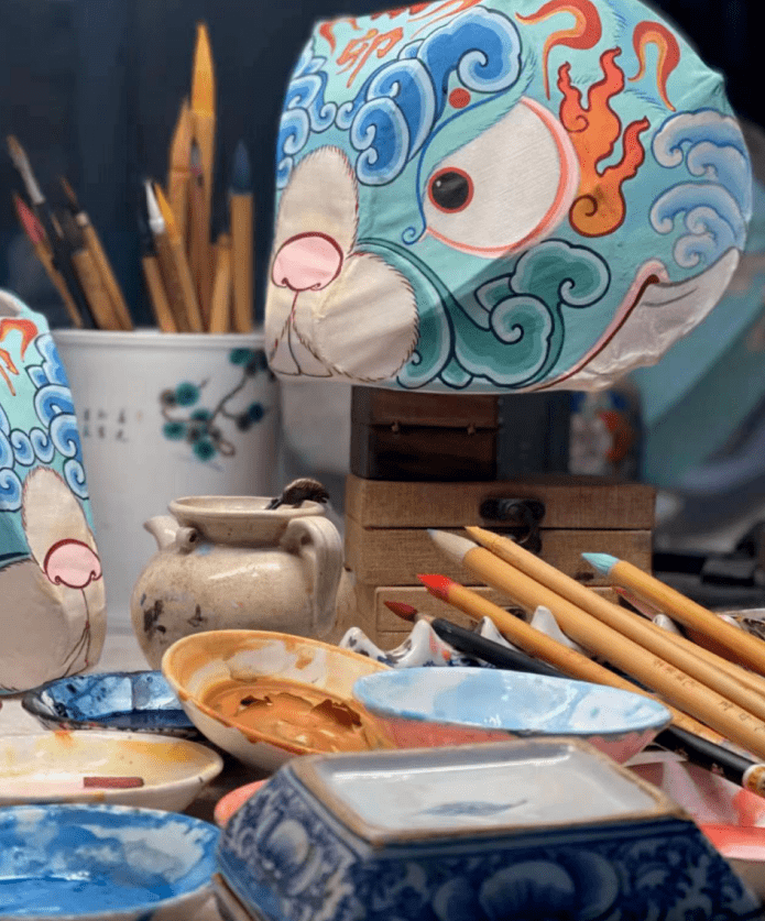 商丘非遗61鱼灯_技艺_传统_逛花灯