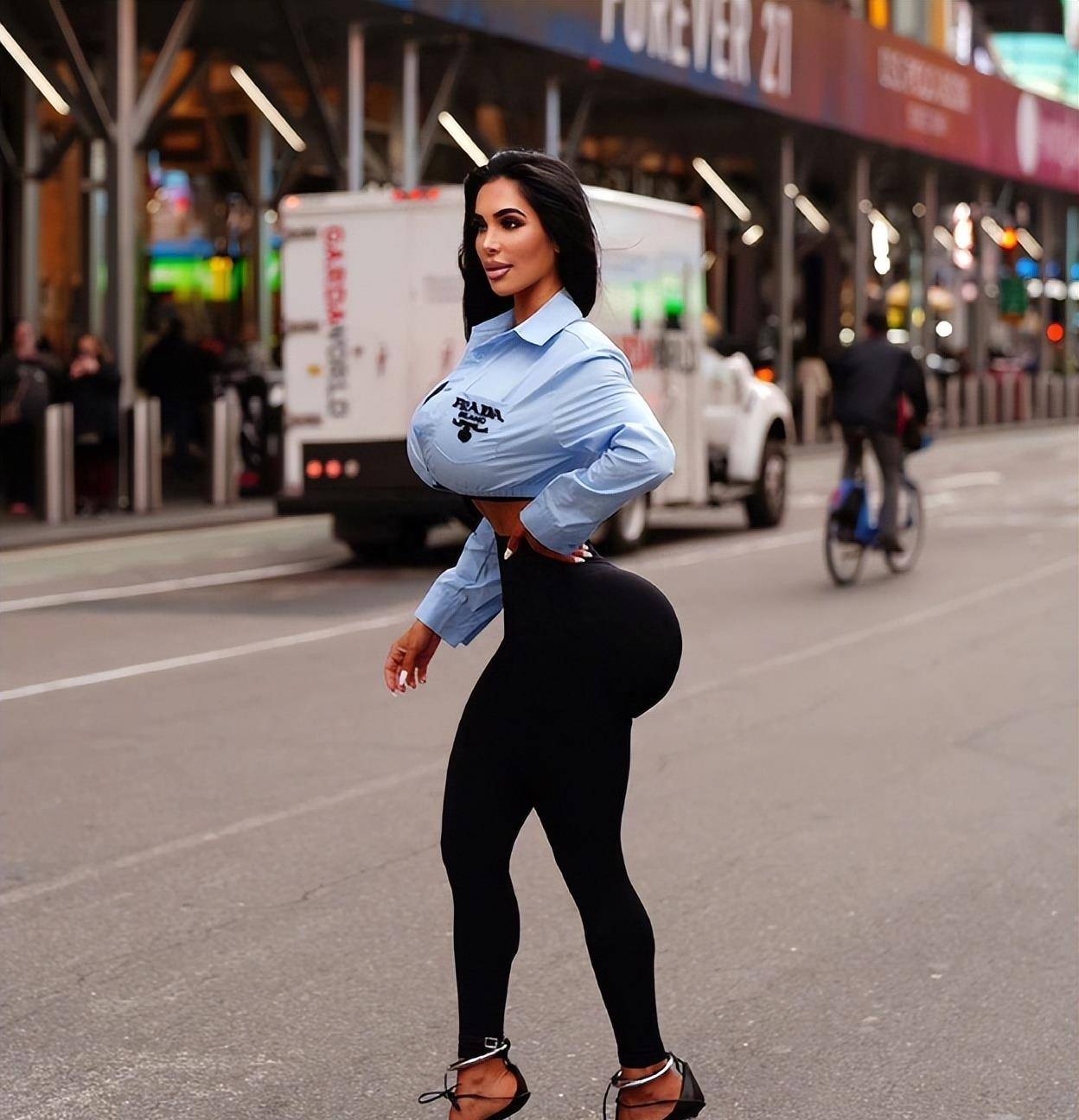 卡戴珊模仿者34岁去世,整形后心脏骤停,网友:侃爷新女友更疯狂_身材