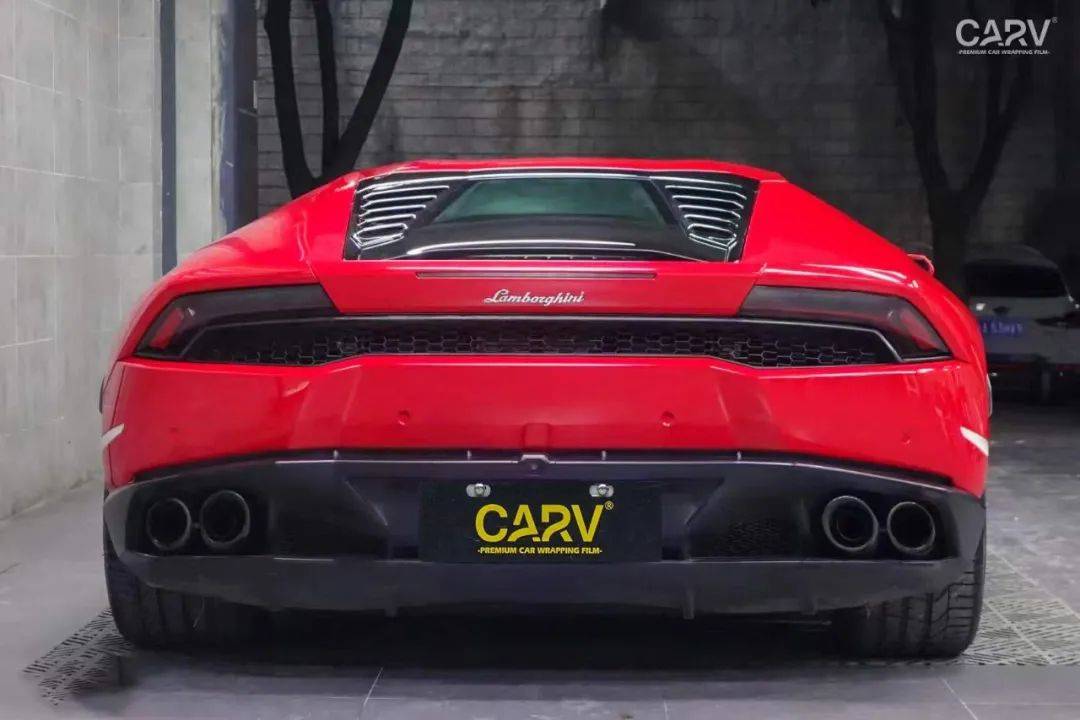 兰博基尼huracan卡孚carv改色膜胭脂红,赤诚,炙热!_模样_白金_男性