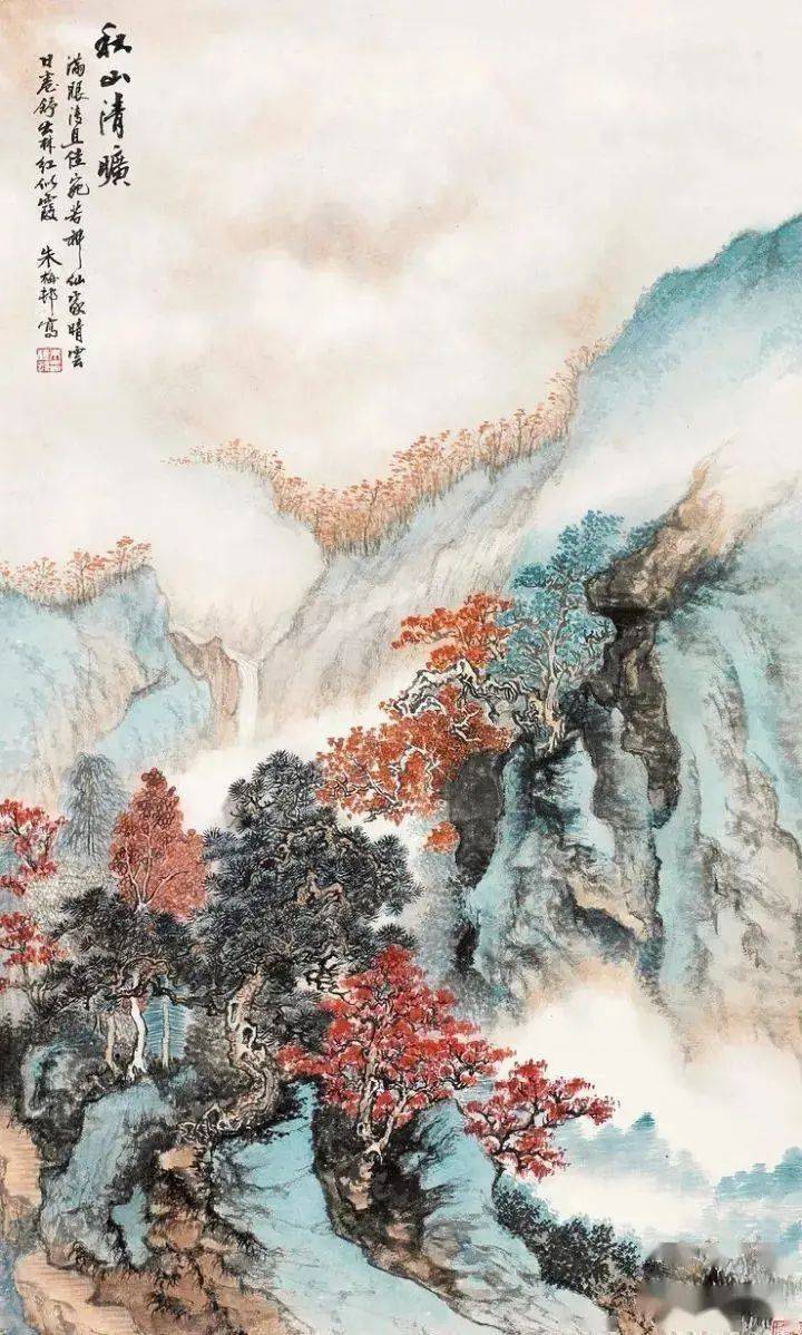 朱梅邨 山水圖 ZHU MEICUN (1911-1993) | RIVER LANDSCAPE | 朱梅邨（1911-1993