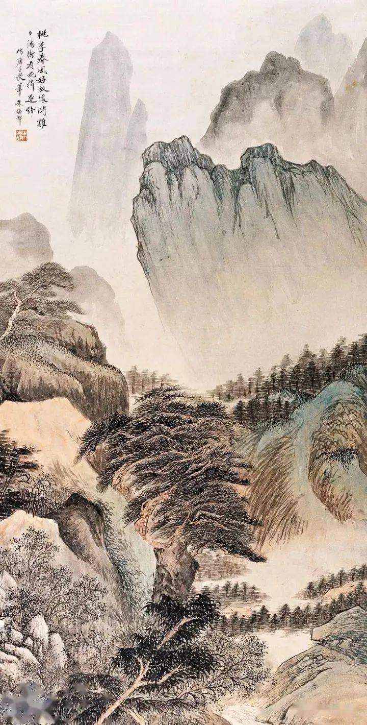 ZHU MEICUN (1911-1993) | RIVER LANDSCAPE | 朱梅邨（1911-1993