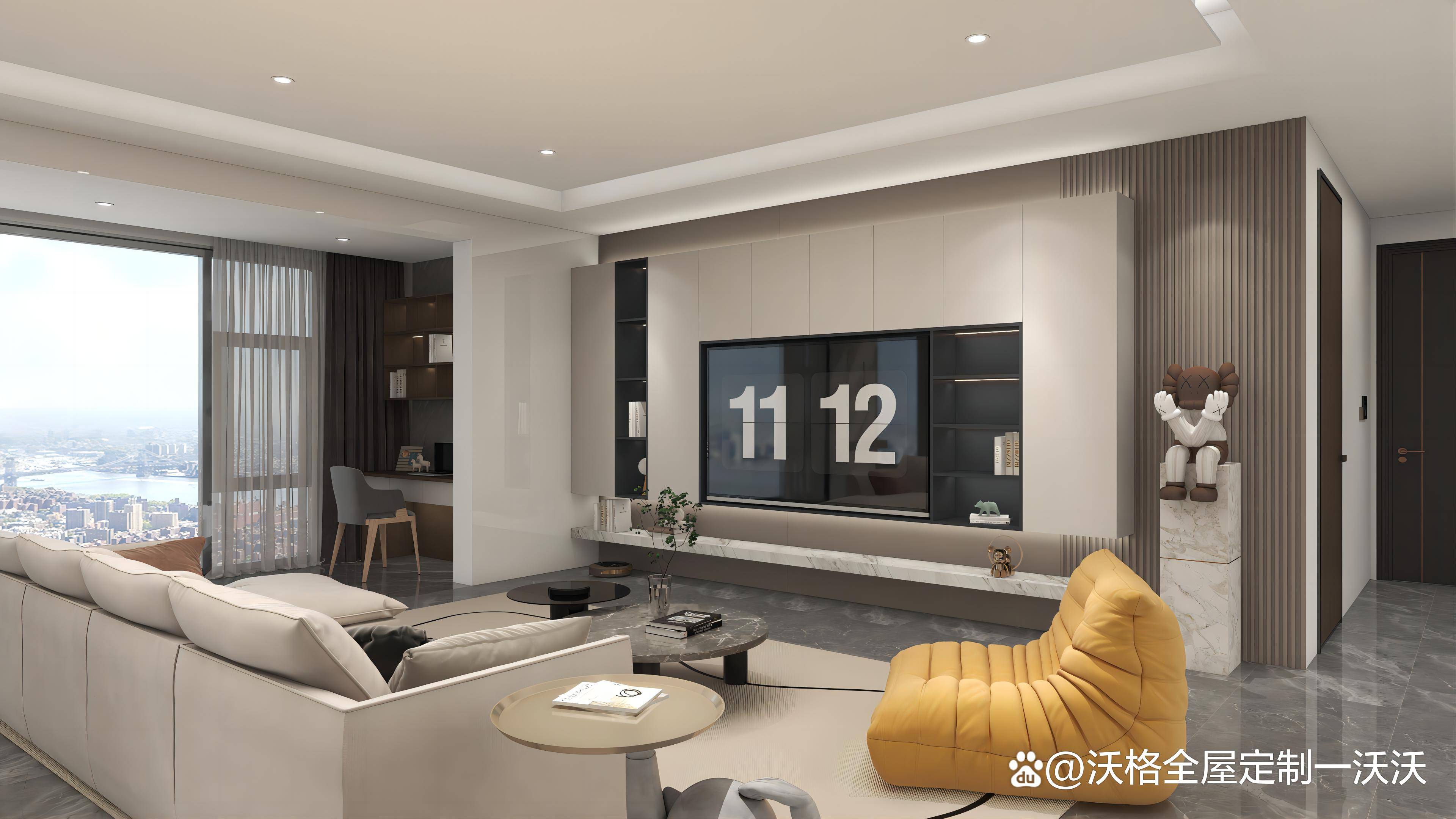 电视背景墙柜怎么设计好看又实用?_柜体_尺寸_客厅