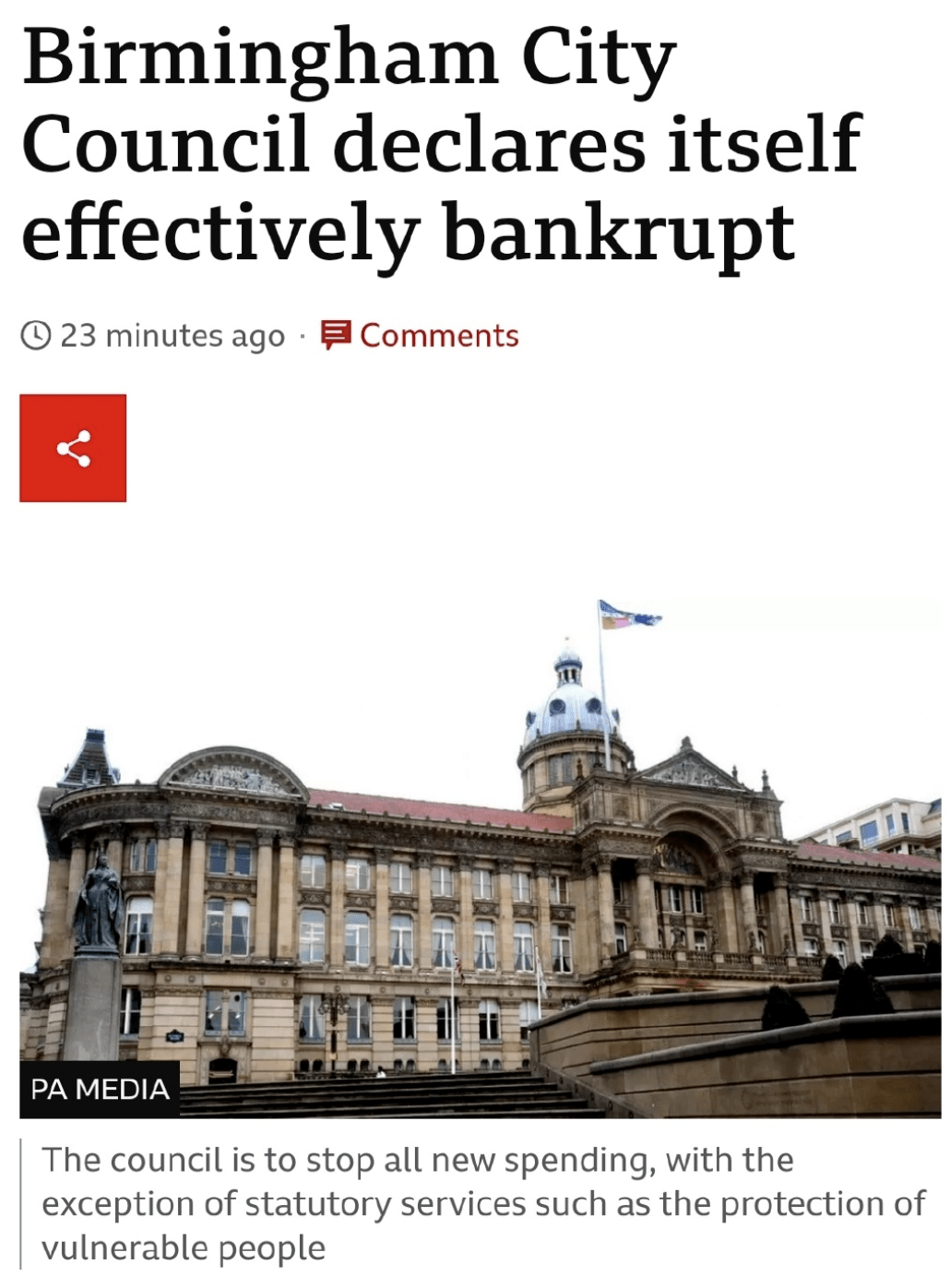 英国伯明翰宣布破产！对留学生的影响大吗？_搜狐网