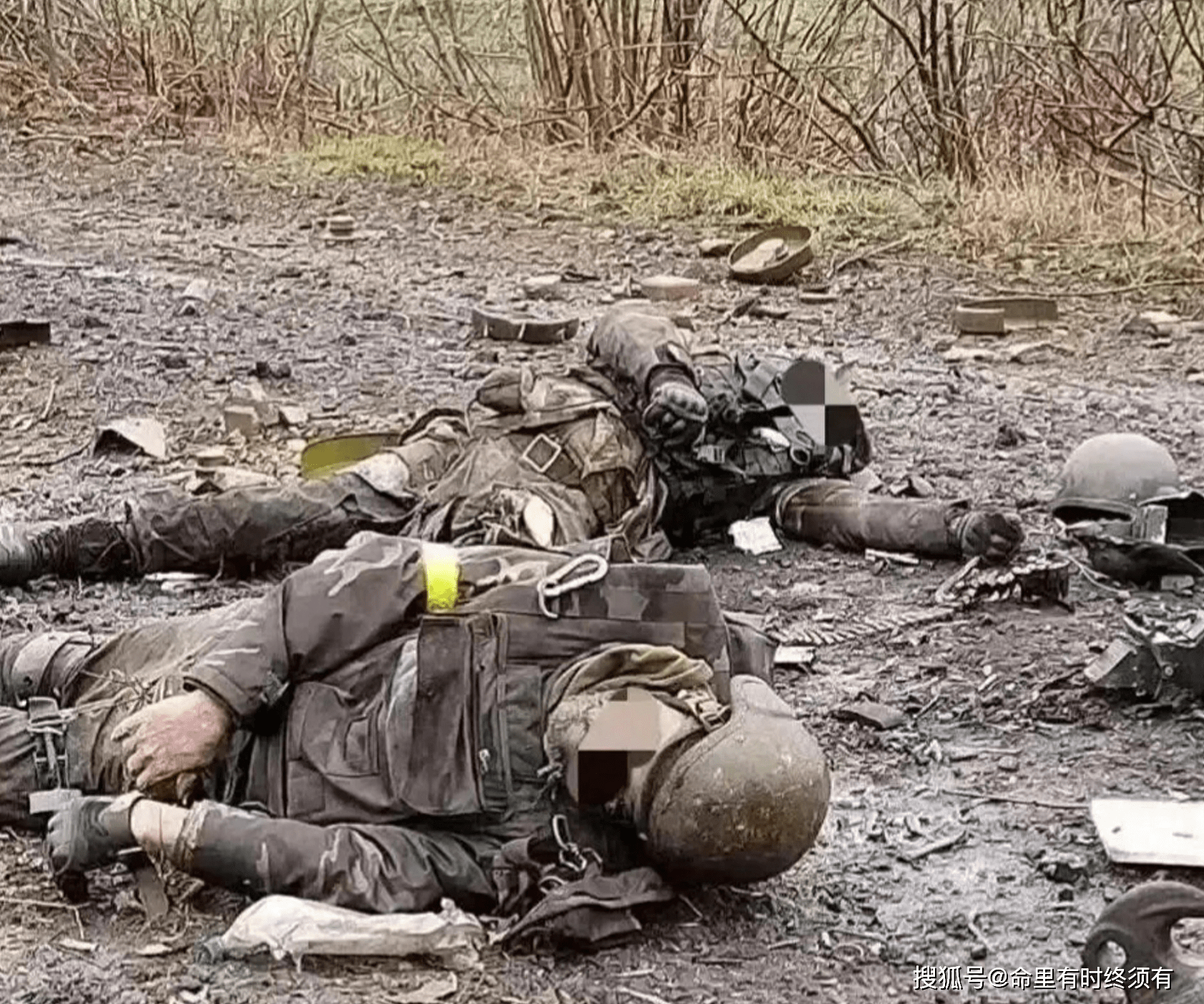 俄乌死亡士兵照片图片