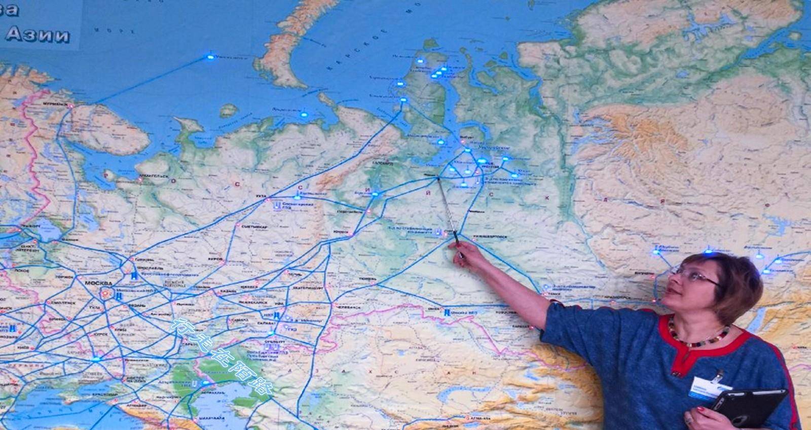 萨列哈德前往伊加尔卡,全长近1300公里,后者从伊加尔卡连接诺里尔斯克