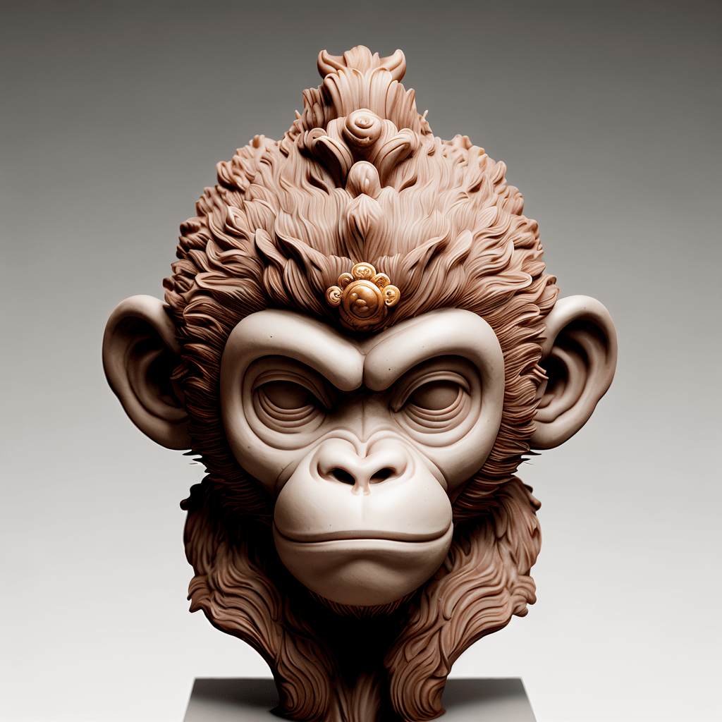 雕塑家赵玉昌雕塑美猴王_孙悟空_雕像_阎王殿