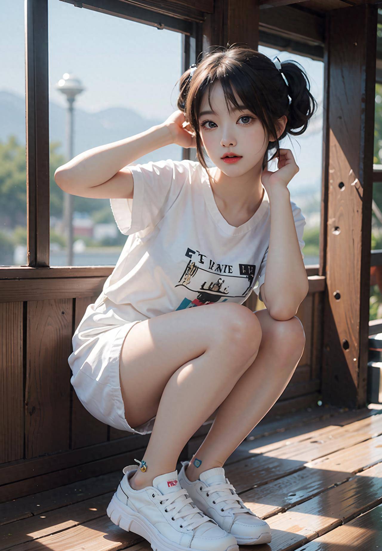 ai美女-短发女孩_小天_生活_总能