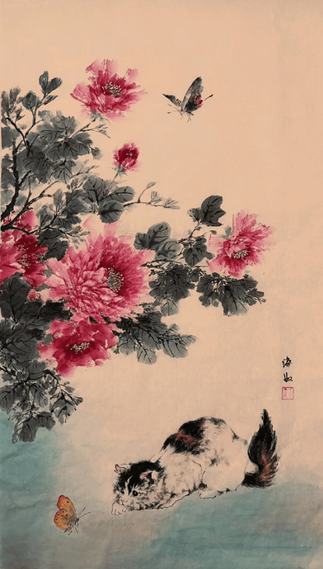 花鸟画家丁玉琴:笔墨丹青飘香虞舜大地_作品_艺术_中国画