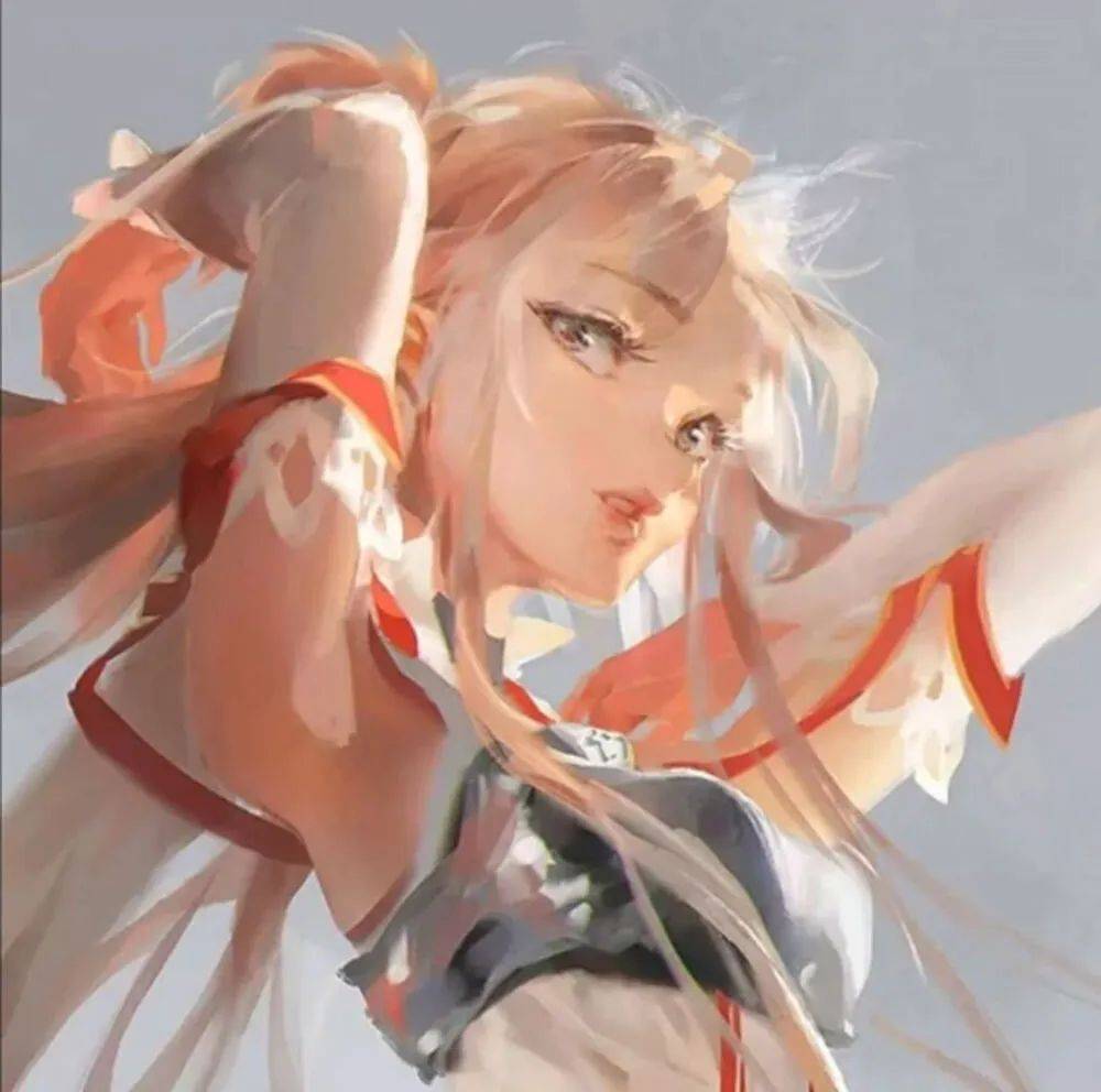 动漫古风头像:月弯弯 ,故人远