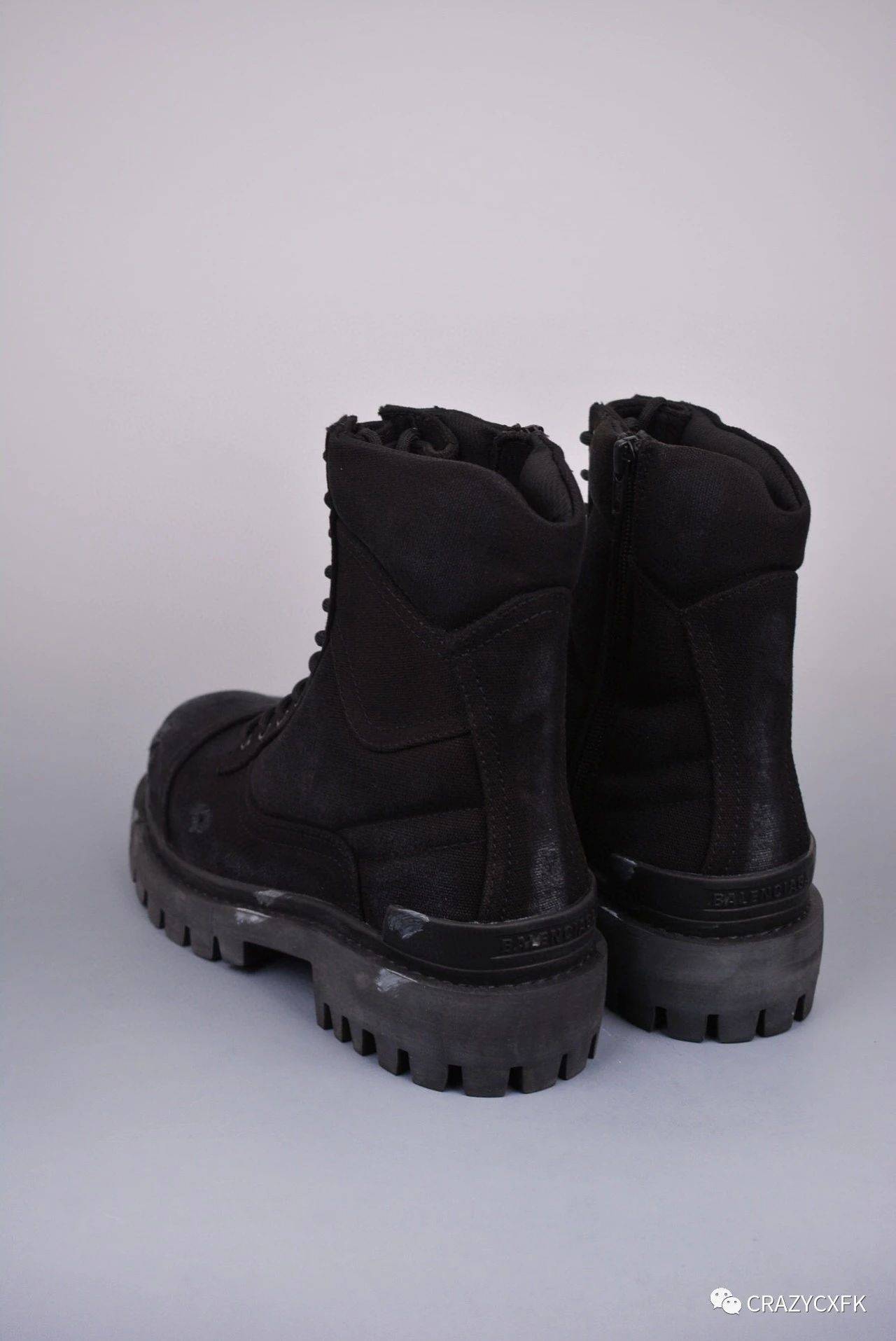 巴黎世家 balenciaga strike 厚底马丁军靴