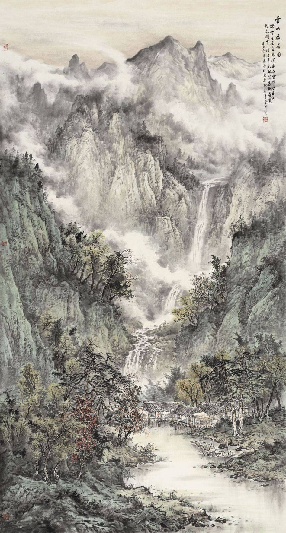 万山红遍势磅礴 妙手丹青置眼前——记著名画家马学军_山水_中国_先生