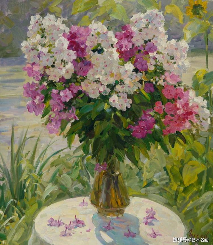 和煦的阳光温暖惬意,人物优美,景色怡人|弗拉基米尔·古谢夫_gusev