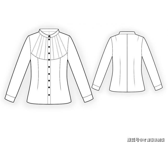 11款女士衬衫的服装设计效果图 才智服装_高清_整理_原文