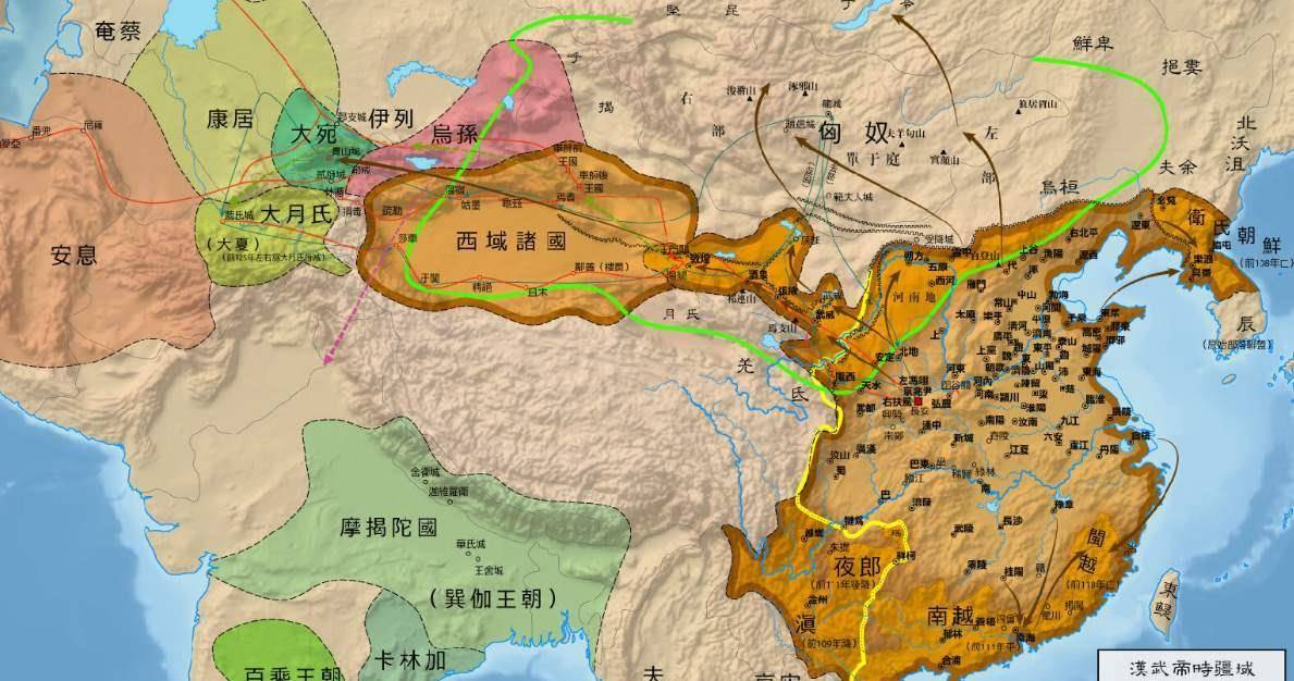 西汉世界地图图片