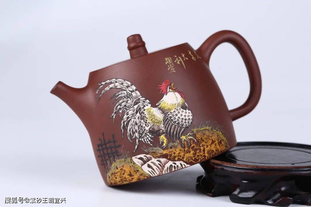 紫砂王朝:张小岭(字陶岭),业内泥绘翘楚,深邃画面意蕴非凡!