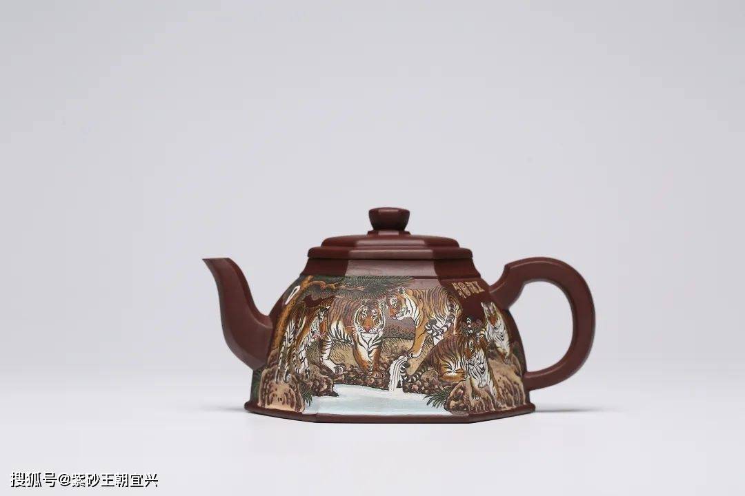 紫砂王朝:张小岭(字陶岭),业内泥绘翘楚,深邃画面意蕴非凡!