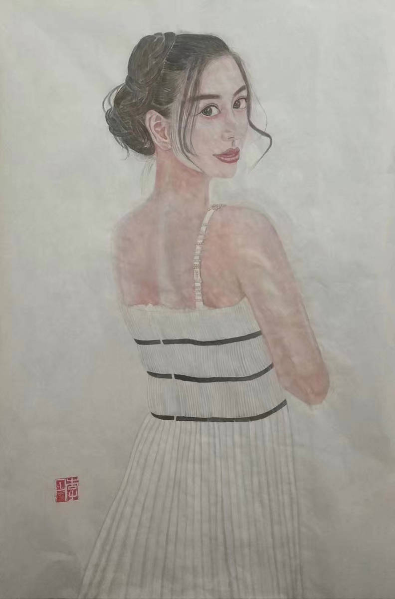 女画家李丹图片