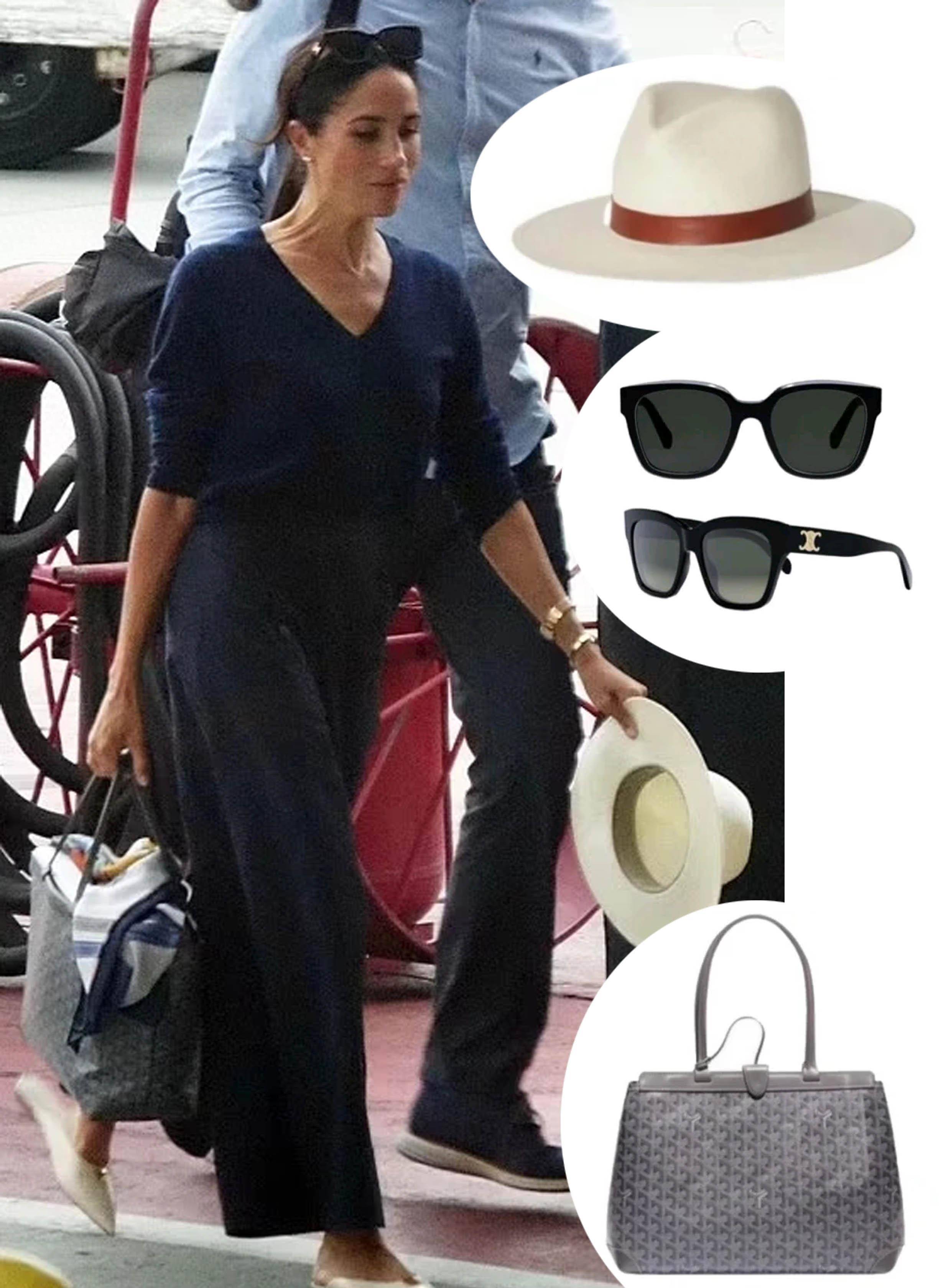 果然42岁梅根是懂旧物利用的,穿旧鞋旧丝巾大秀新造型,气质不错_时尚