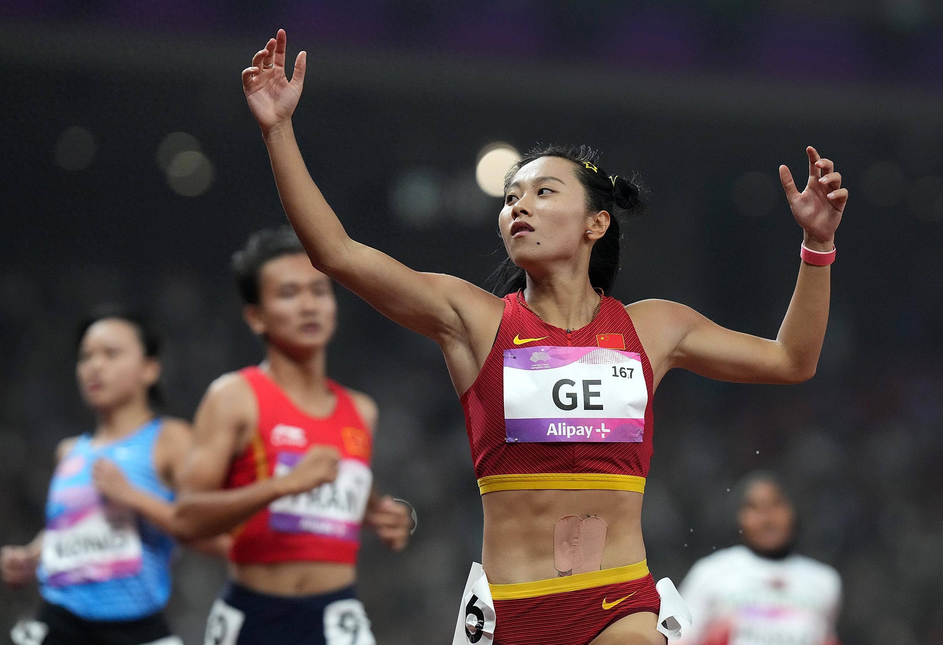 女子100米预赛赛况