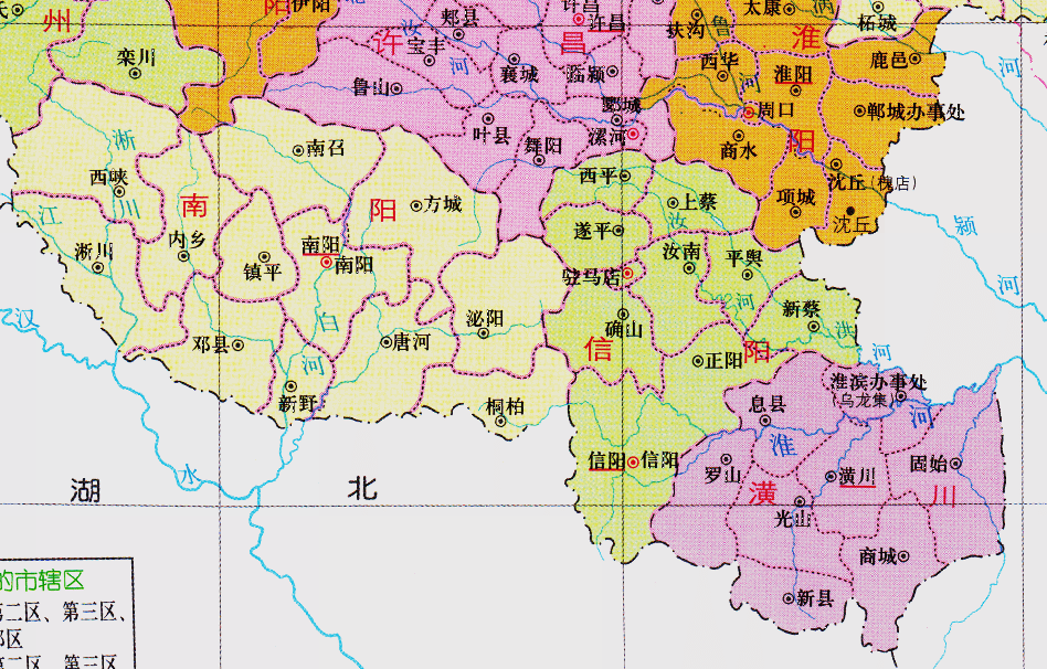 桐柏县行政区划图图片