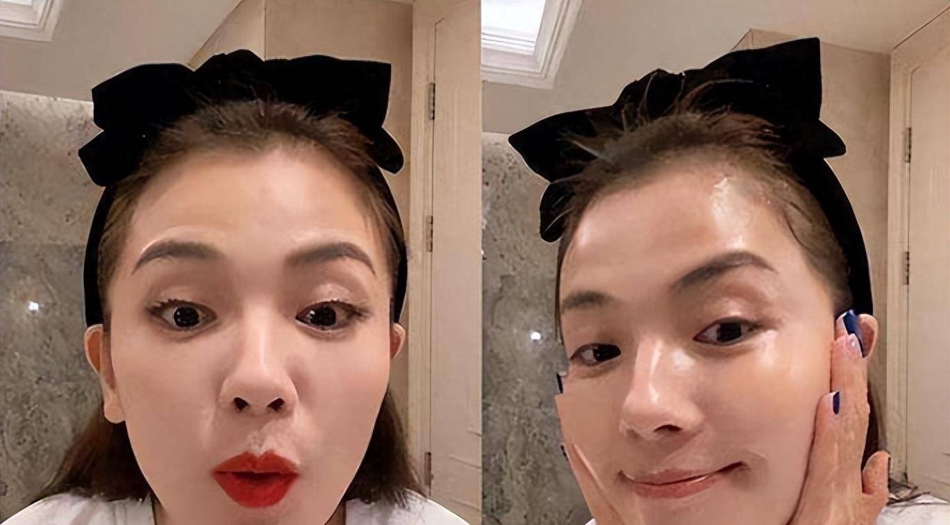 刘涛直播卸妆无意关掉滤镜,网友惊讶:原来真人长这样_王珂_债务_家庭