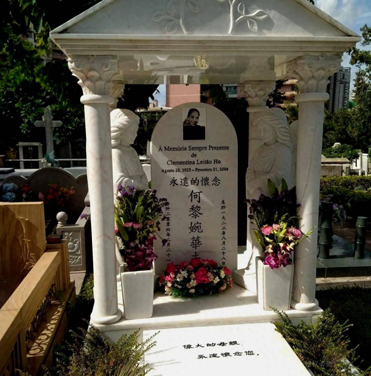 蓝琼缨离世第9天,黎婉华的墓地被重新打扫,墓碑前已经插满鲜花_何老大