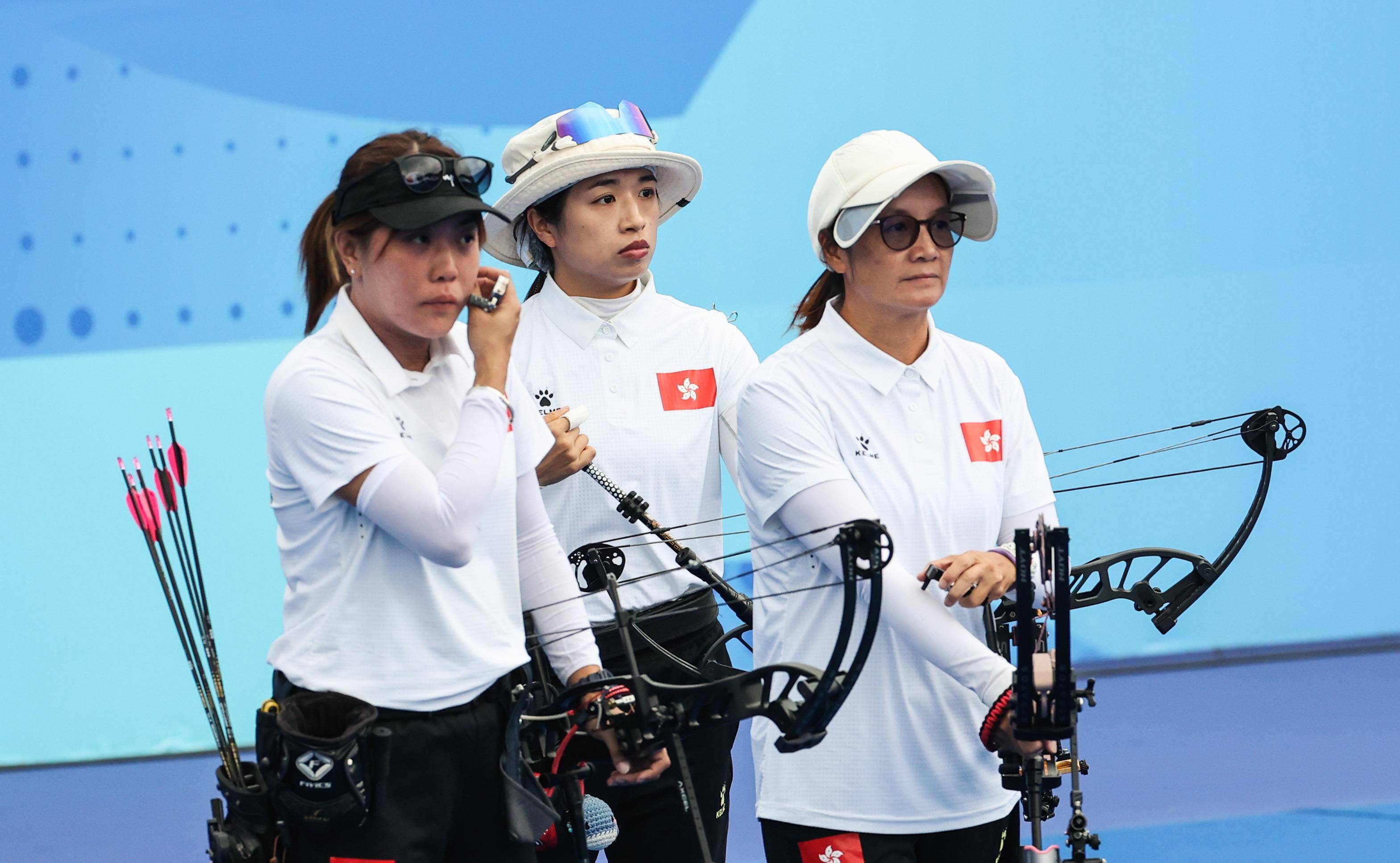 射箭——女子复合弓团体赛况_决赛_杭州_中国香港队