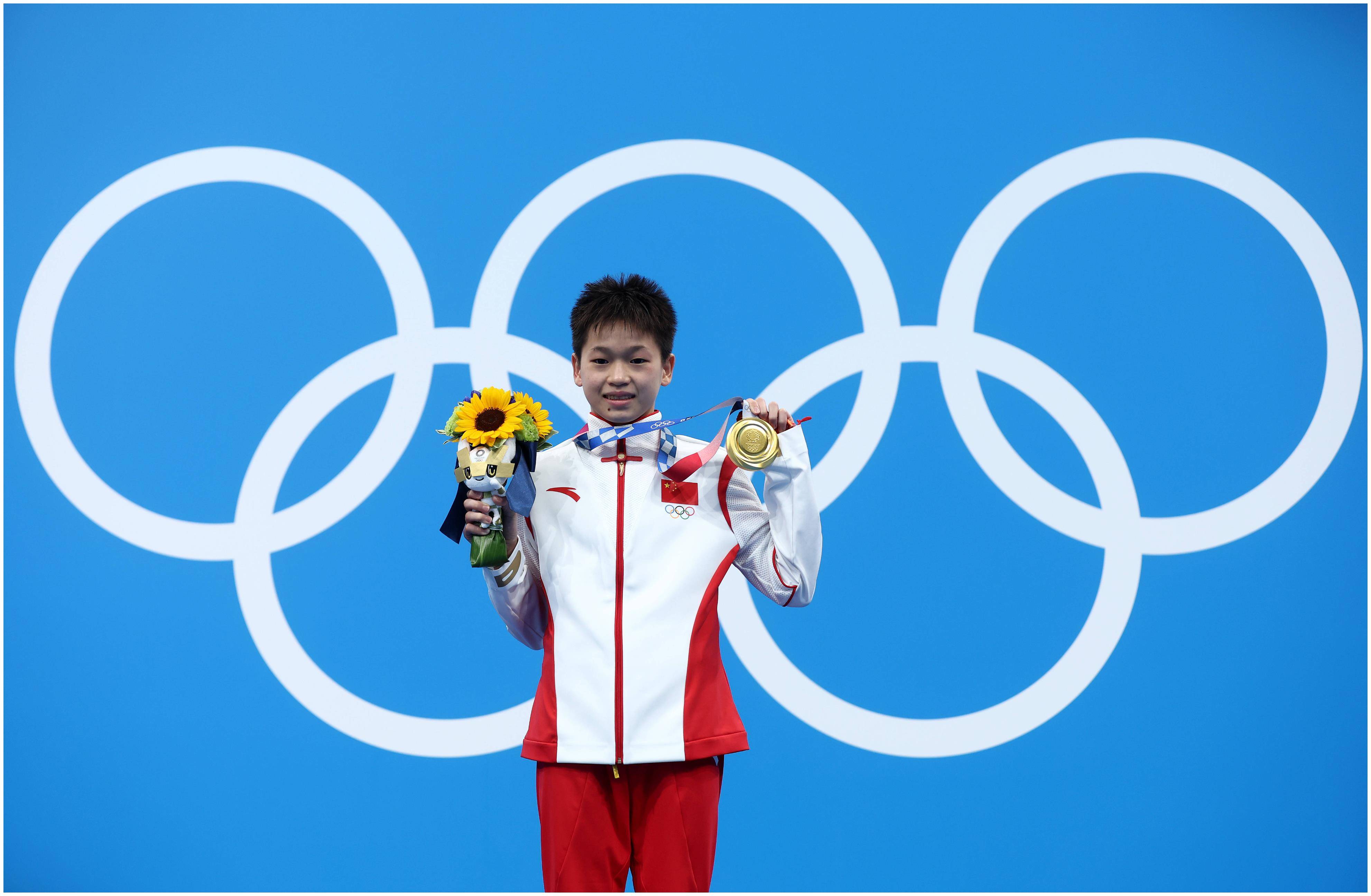 水花消失术再现,逆风翻盘,全红婵以微小优势摘得亚运会跳水金牌_陈钰