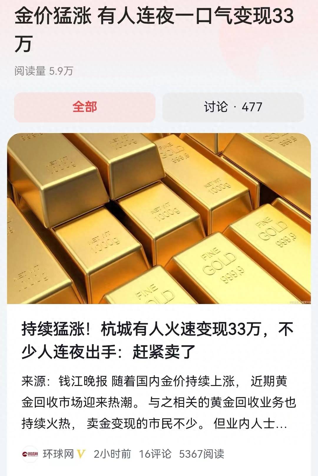 金价走势诡异，卖黄金的好时候？将来国际黄金价格如何走势？_搜狐网